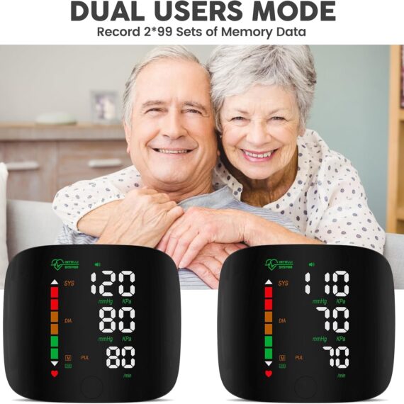Digital Wrist Blood Pressure Monitor – Rechargeable (Free Shipping)